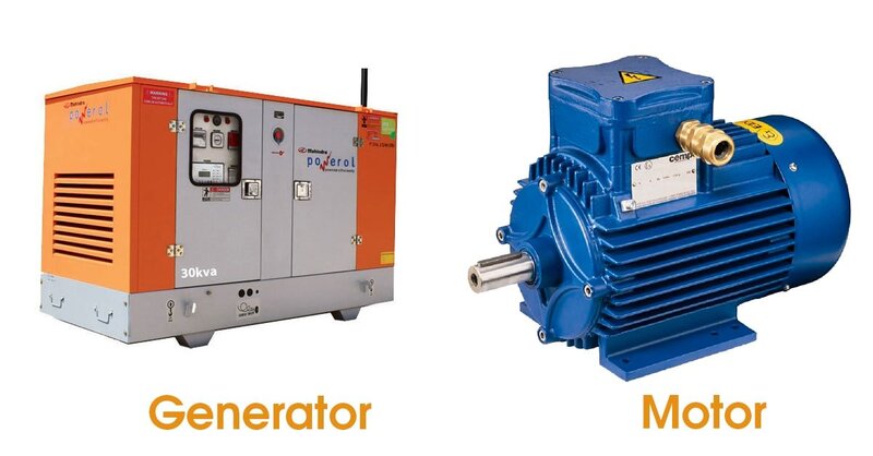 Difference between motor and generator - Mechanical Engineering