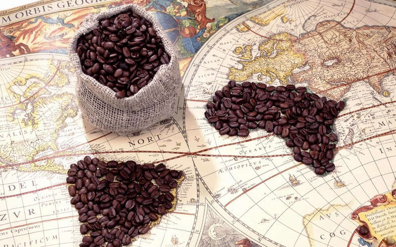 origines café en grains