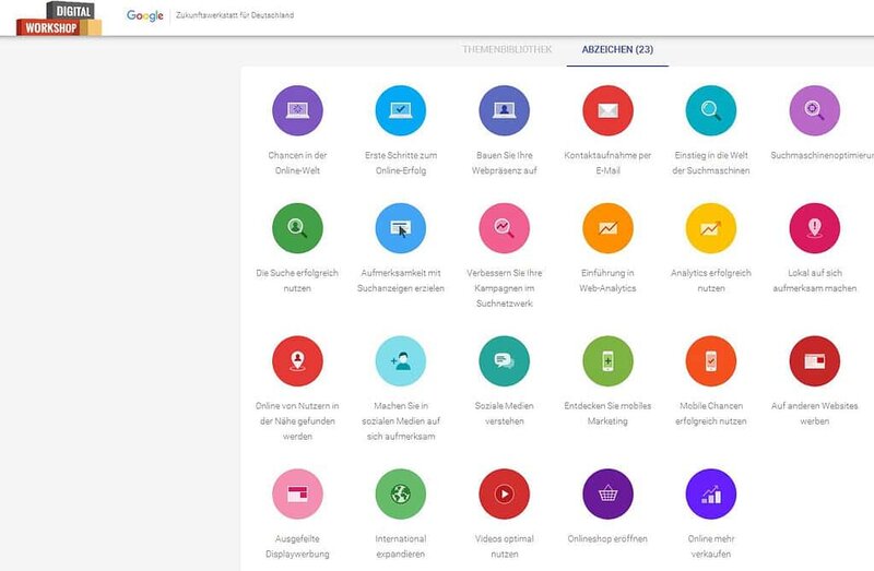 Digitales Wachstum - Kunden gewinnen 2 GOOGLE Abzeichen