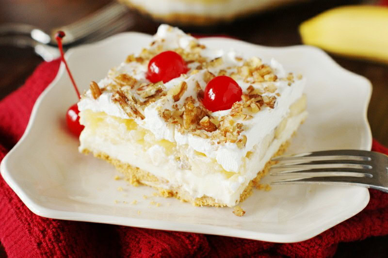 bolo de banana split | Dicas de Saúde