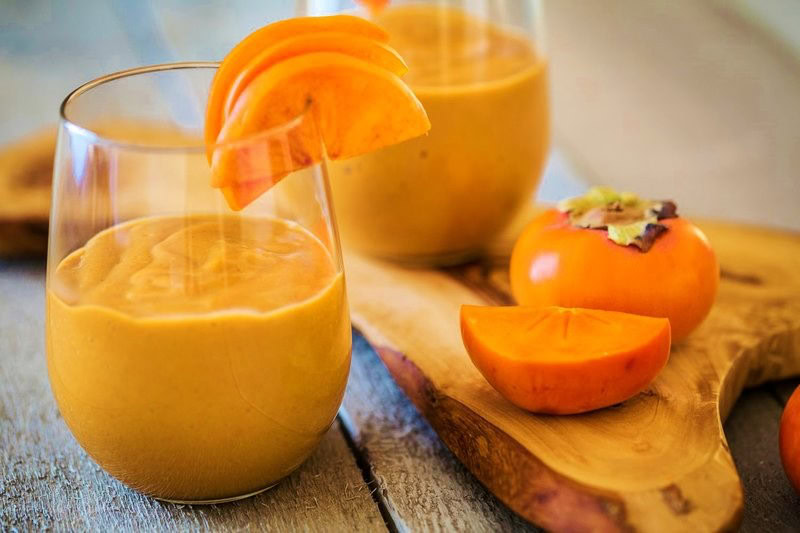 Suco Detox de Caqui com Mamão | Dicas de Saúde