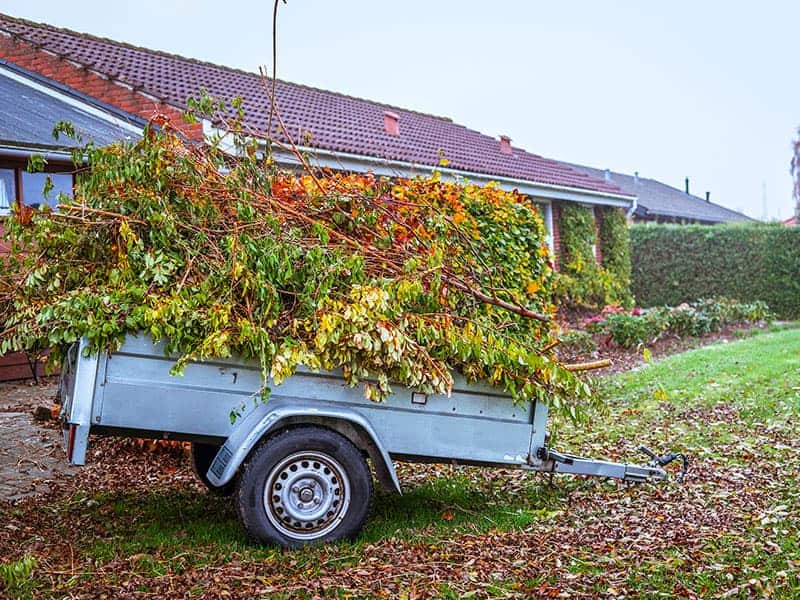 Fragt af haveaffald Fragt af haveaffald