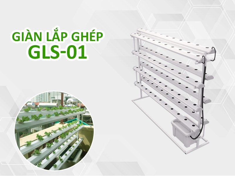 Giàn thủy canh lắp ghép GLS-01