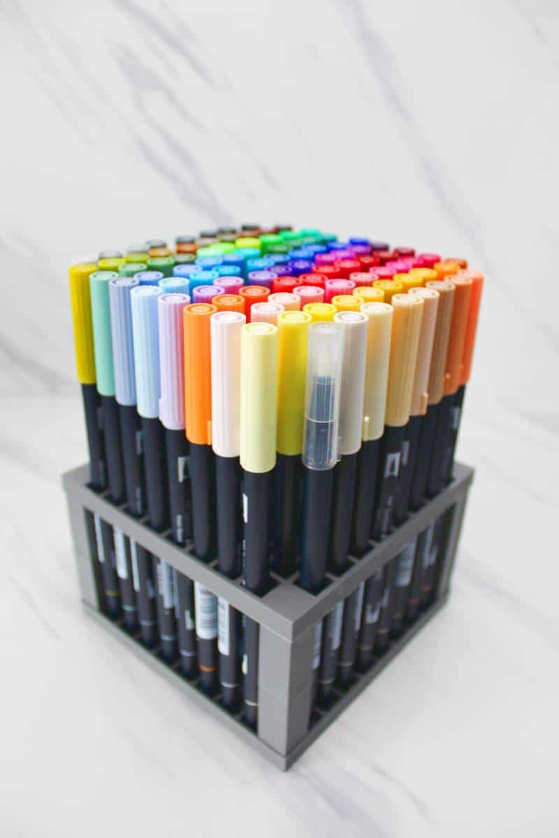 tombow brush pens