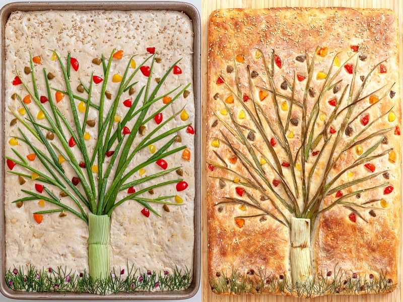 Focaccia gardens: jardins comestíveis Focaccia gardens: jardins comestíveis