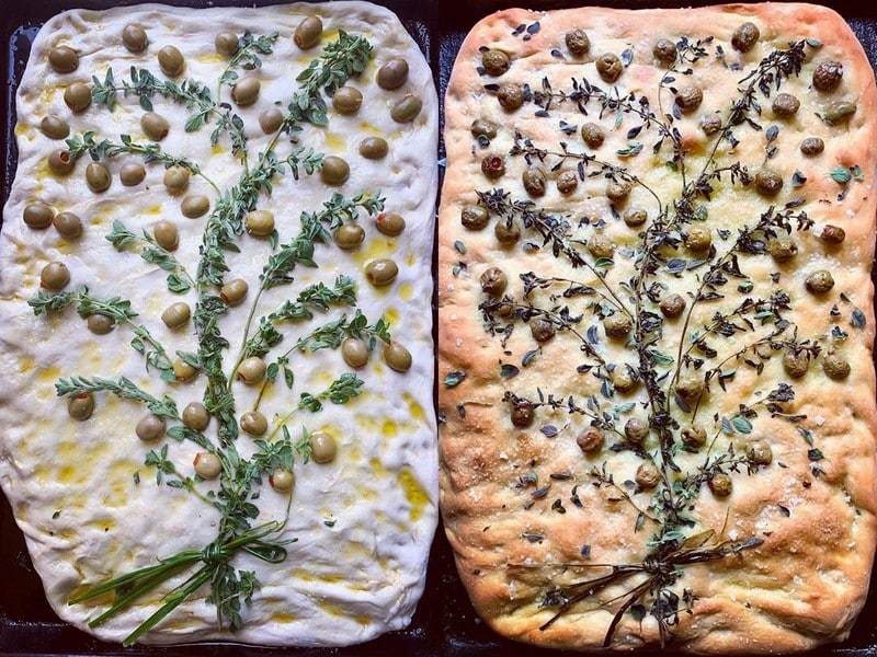 Focaccia gardens: jardins comestíveis Focaccia gardens: jardins comestíveis