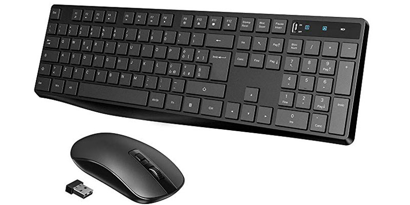 tastiera e mouse wifi Viktsing