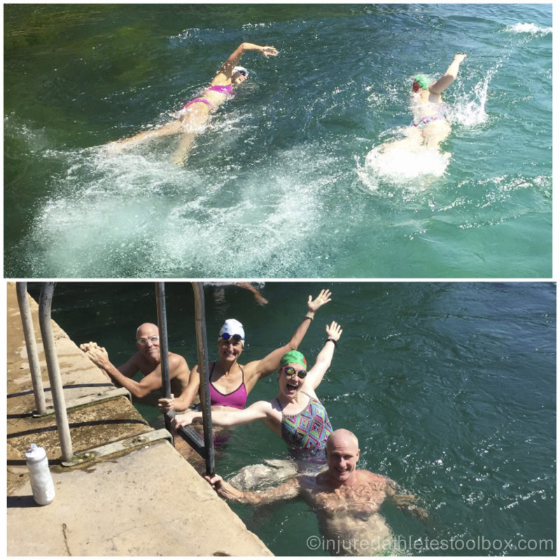 swimming