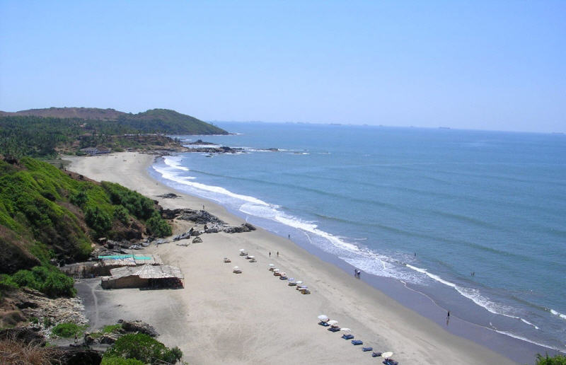 chapora beach north goa