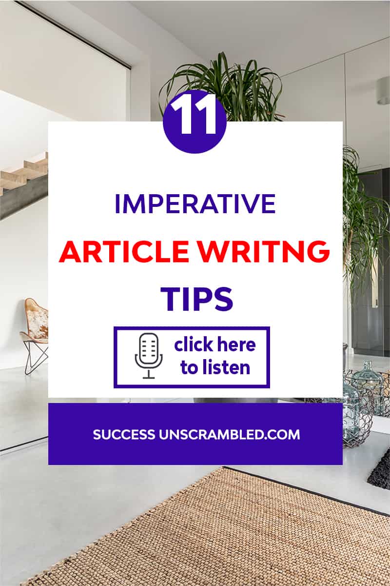 article writing tips