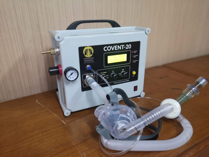 Lulus Uji Klinis Manusia Ui Siap Distribusikan Ventilator Lokal
