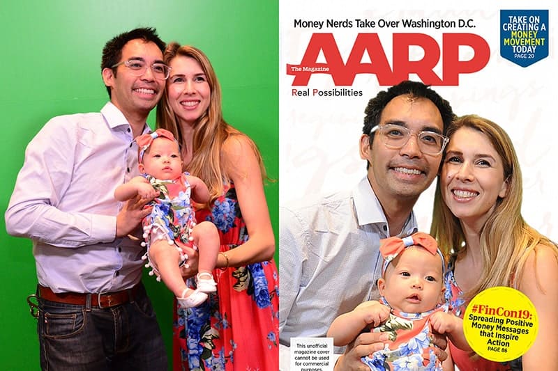A Before and After Phoenix Green Screen Photo Booth Image Phoenix green screen photo booth for AARP