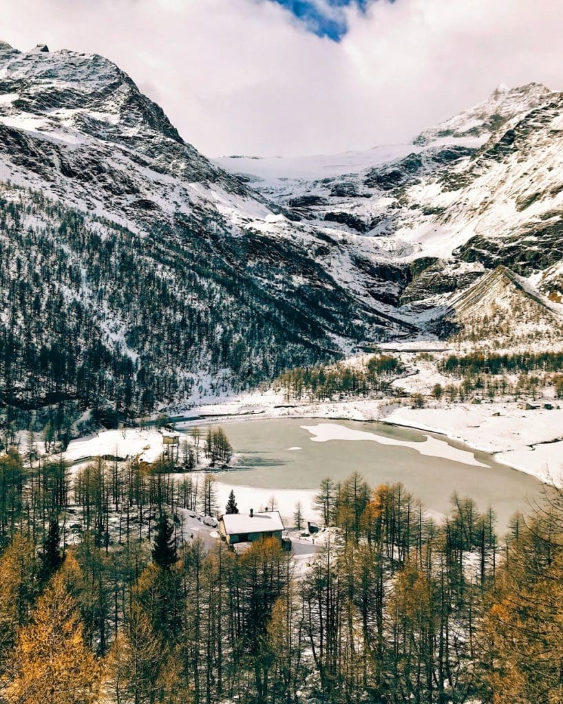 Vista dal Trenino Rosso del Bernina