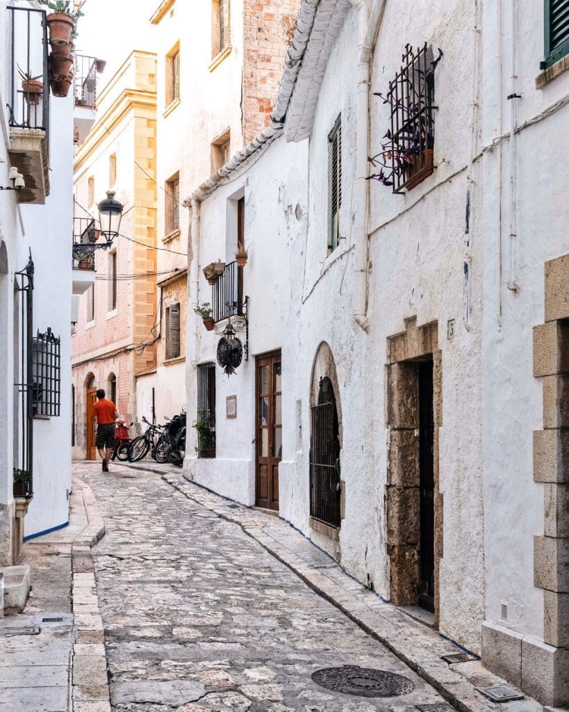 Sitges centro storico stradine