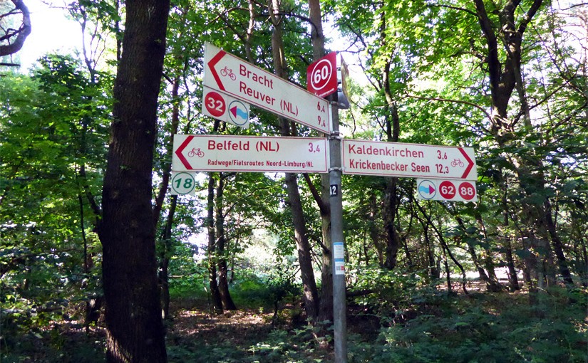 Radfahren im Kreis Viersen - Radeln nach Zahlen am Niederrhein im Grenzwald Kaldenkirchen