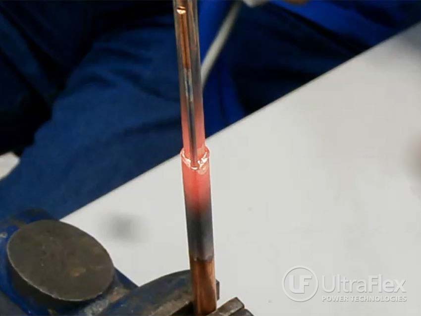 Induction Brazing of Copper Pipes to Replace Torch UltraFlex Power