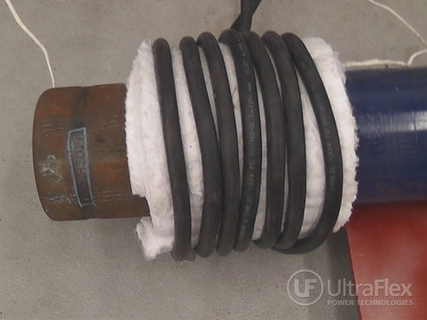 Heating a Steel Pipe with an AirCooled Induction Coil Ultraflex Power