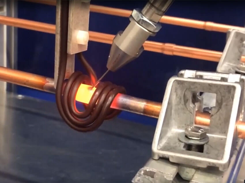 Dragon 15 Automated Induction Brazing Copper to Copper-1 Dragon 15 Automated Induction Brazing Copper to Copper