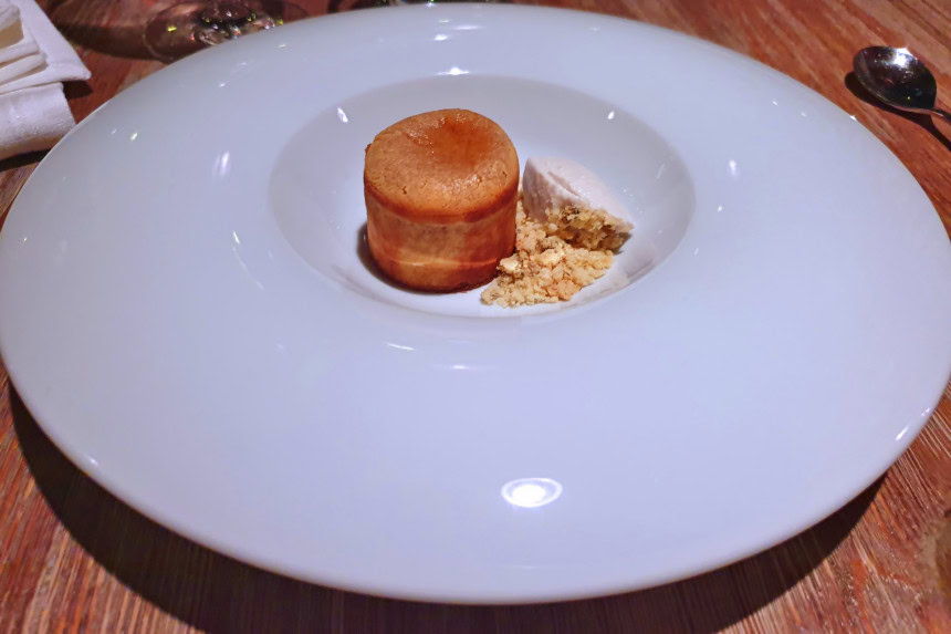 coulant de turrón de Restaurante La Ereta en Alicante