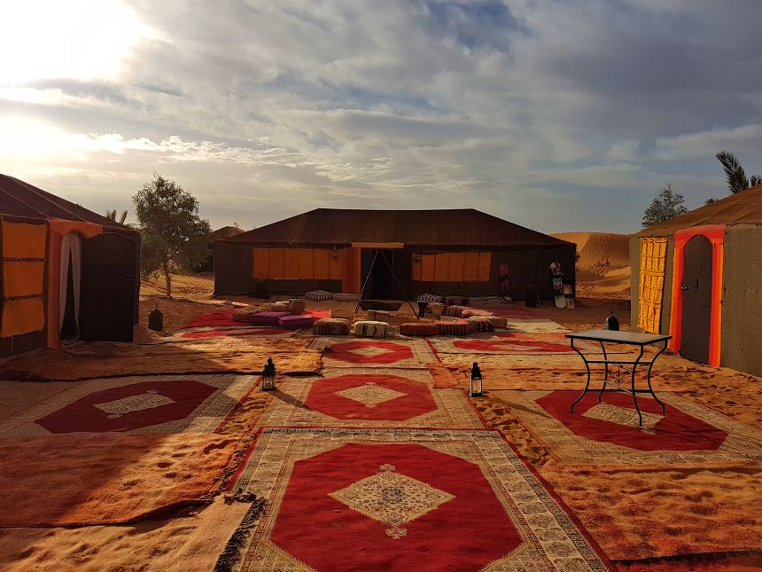 campamento de jaimas