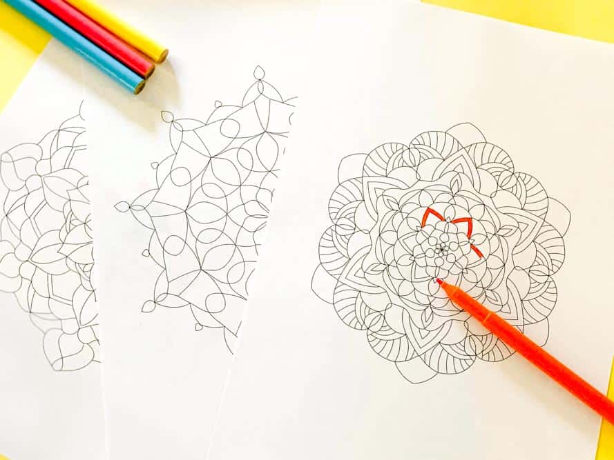 free mandalas color pages for relaxation and joy