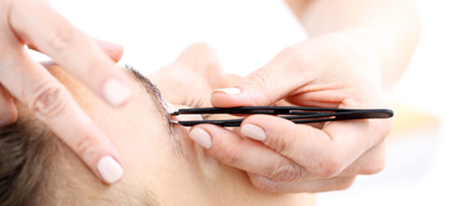 45680276 – woman eye with long eyelashes. eyelash extension