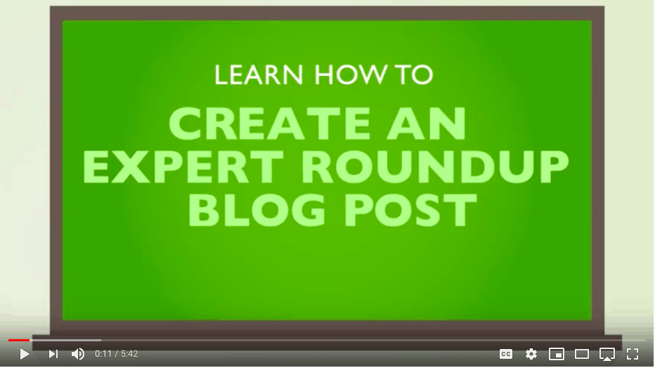 Create Expert Roundup Post