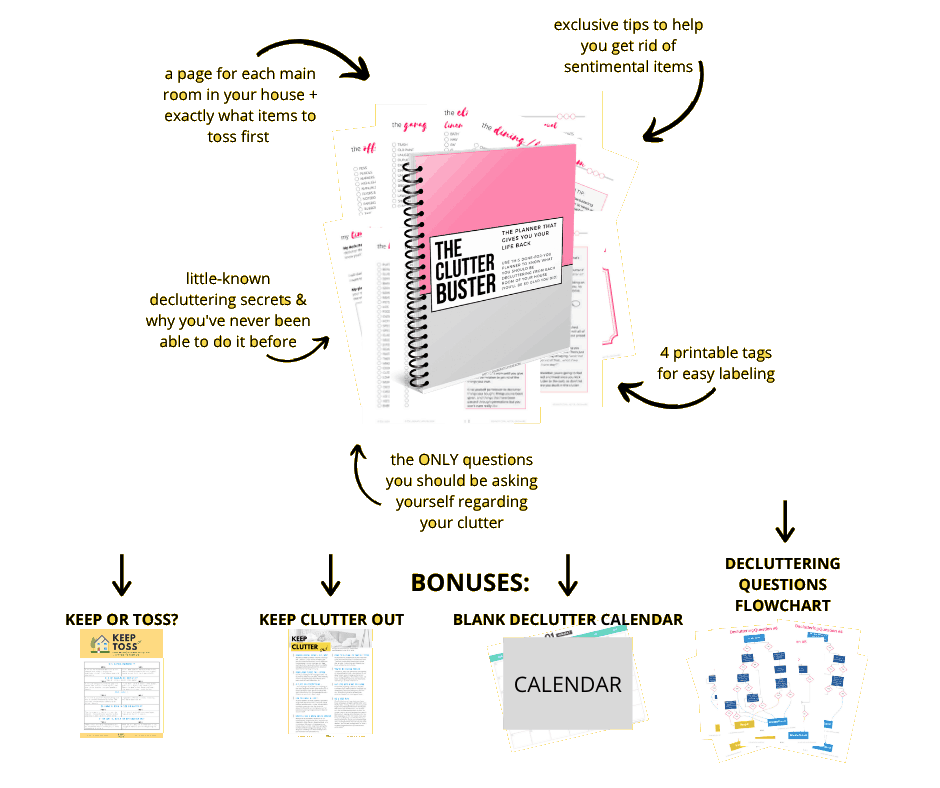the clutter buster + bonuses