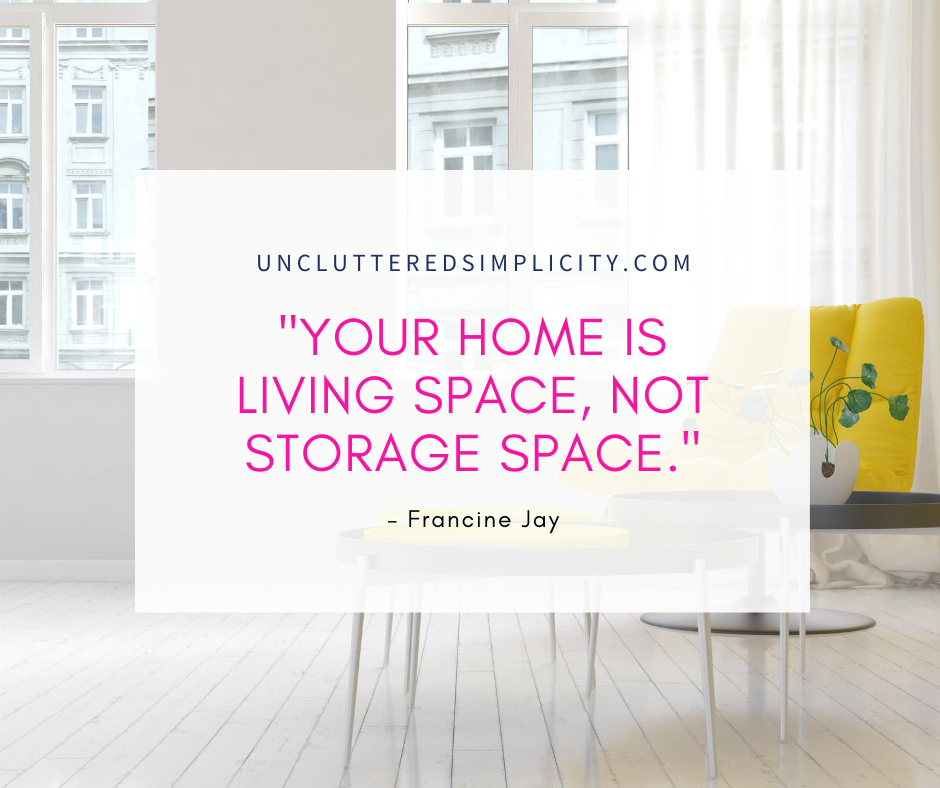 organizing quote francine jay