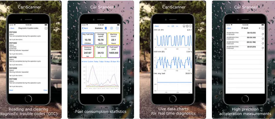 car scanner elm in app