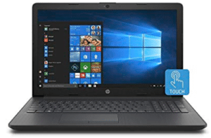 image of HP touchscreen laptop
