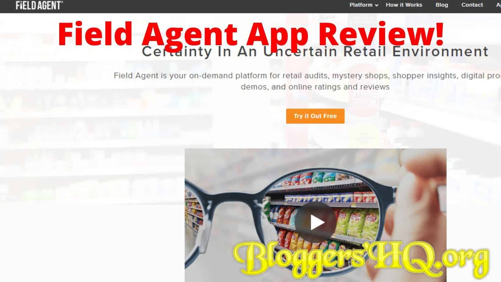 Field Agent App Review Is It Worth It Bloggershq Org