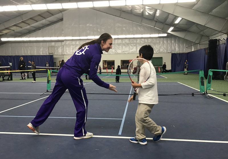 Portland Tennis & Education: Electrostatic Sprayer in Action Portland Tennis & Education: Electrostatic Sprayer in Action