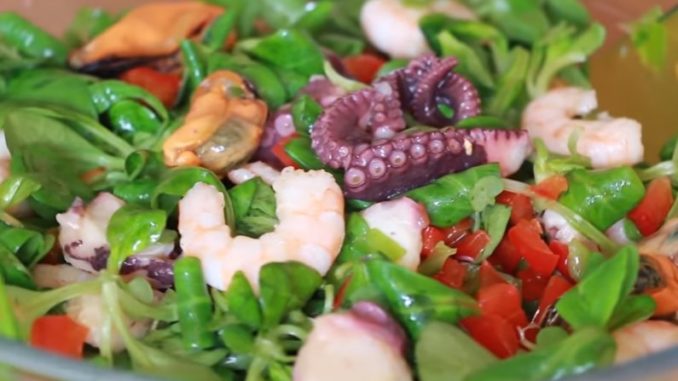 2 вкусный морской коктейль
