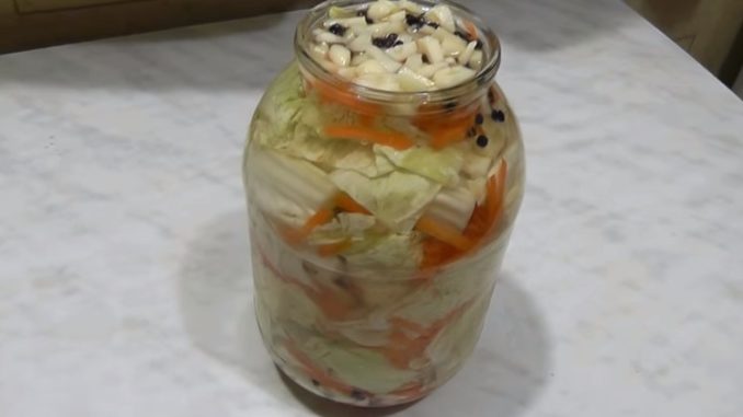 6 капуста маринованная кусками быстрого приготовления