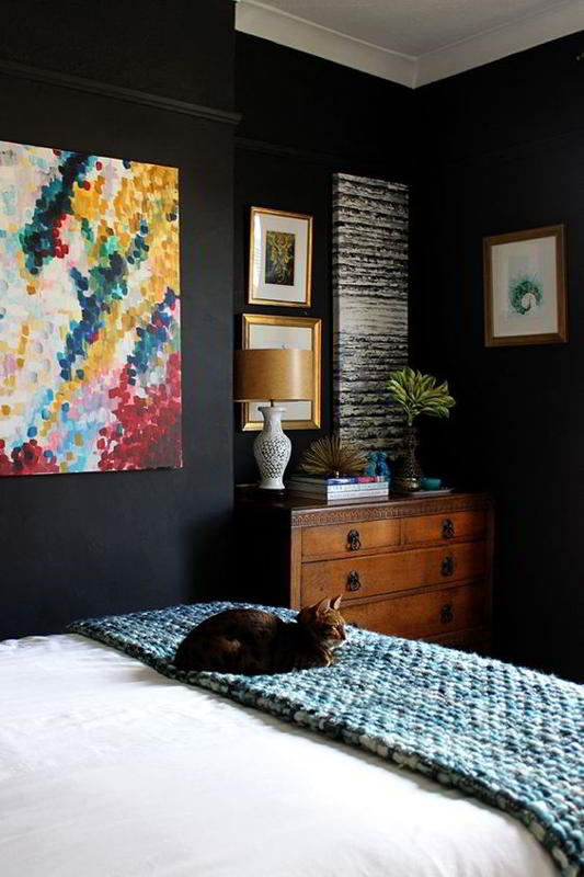ide warna cat interior minimalis gelap