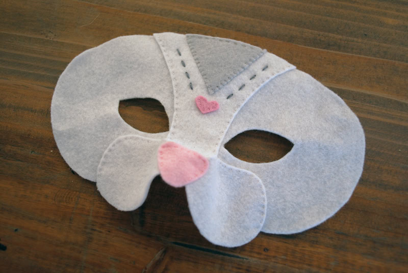 felt cat mask sewing tutorial