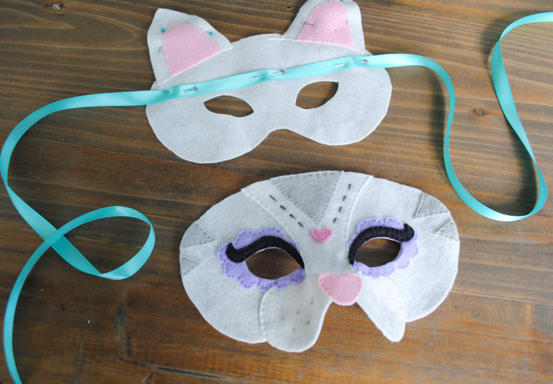Cat Halloween Mask Tutorial