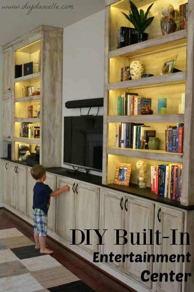 DIY Built-In Entertainment Center