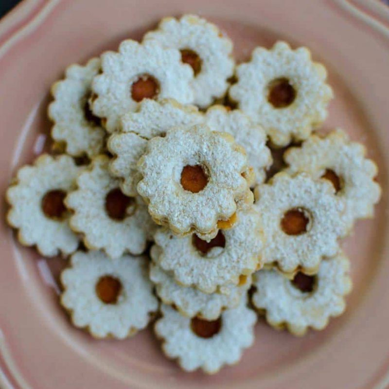linske_oci_veganski_piskoti_recept_extraveganza Veganski piškoti, recept za linške oči z marelično marmelado