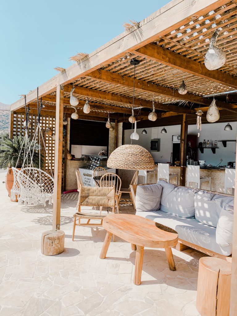Gemütliche Hotelbar in Agia Galini