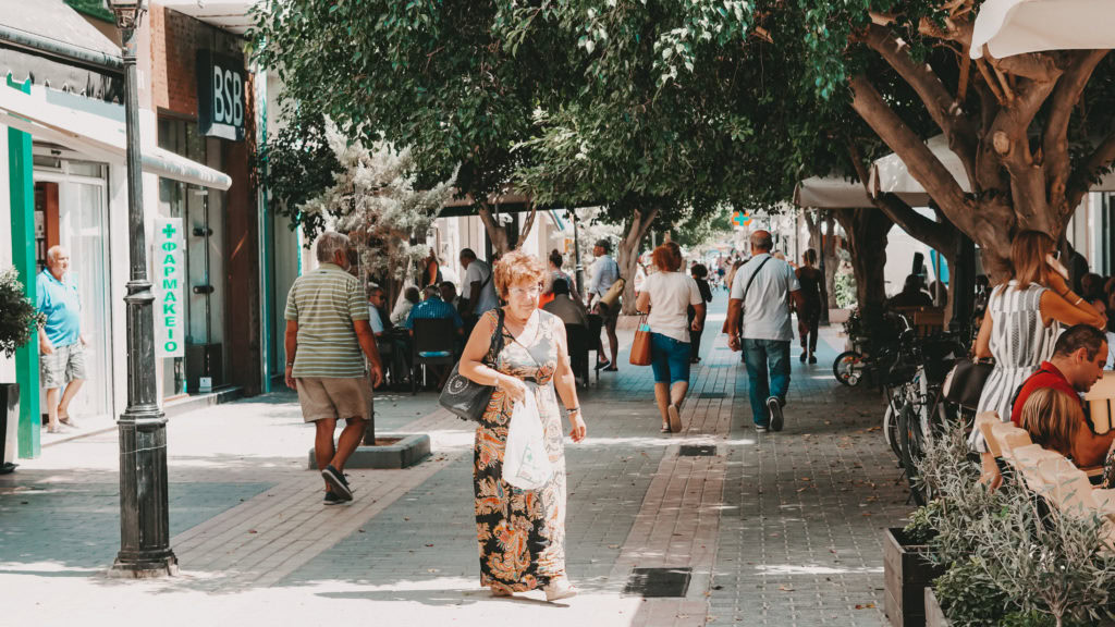 Die Innenstadt von Ierapetra, Kreta