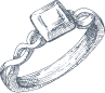 Platinum ring icon
