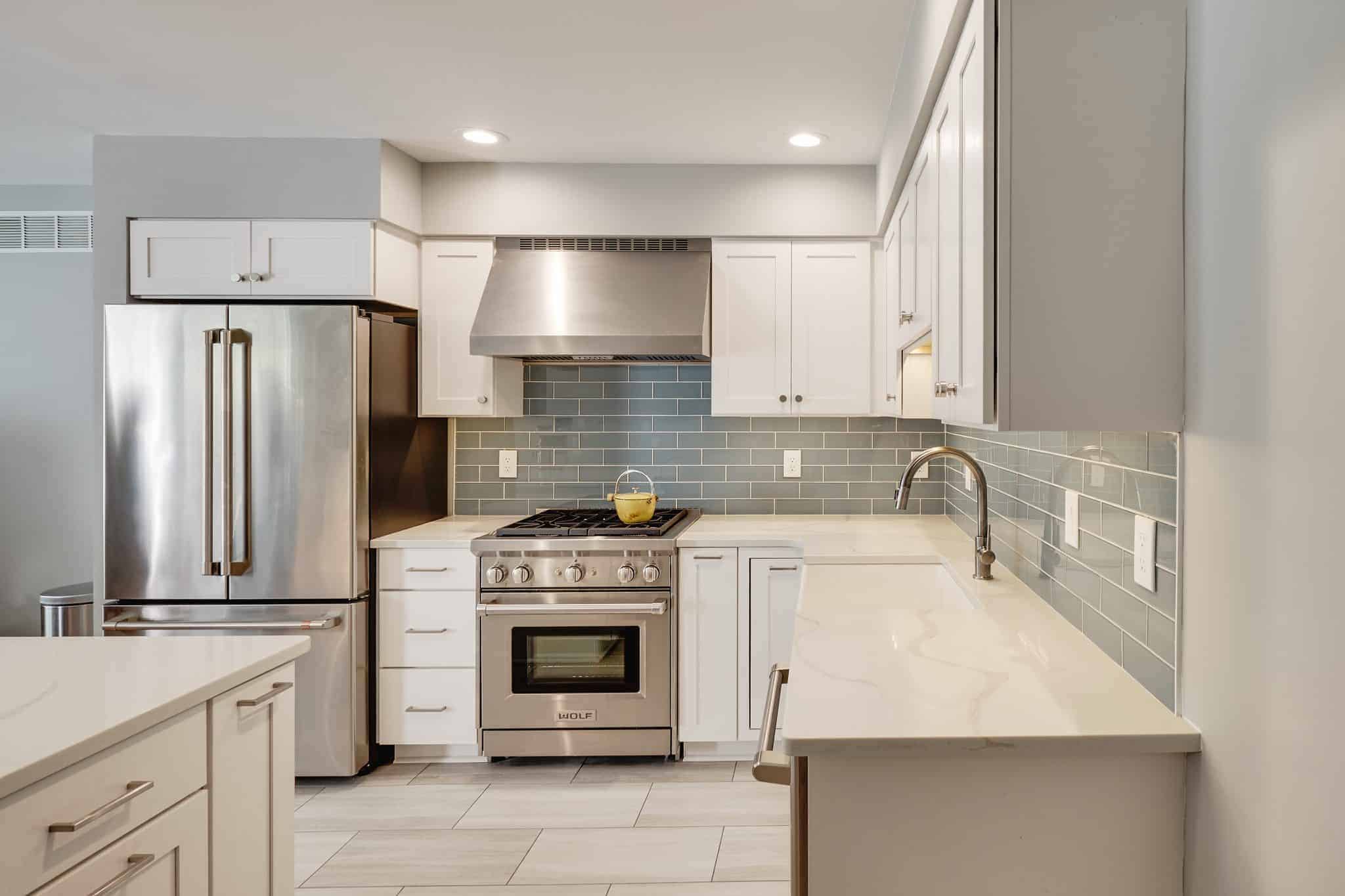 Lansdale PA white Kitchen remodel