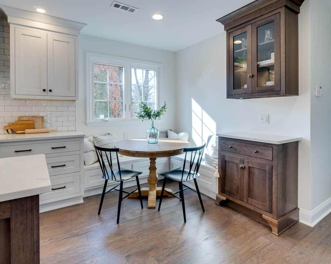 White Farmhouse Kitchen Idea Bucks County PA