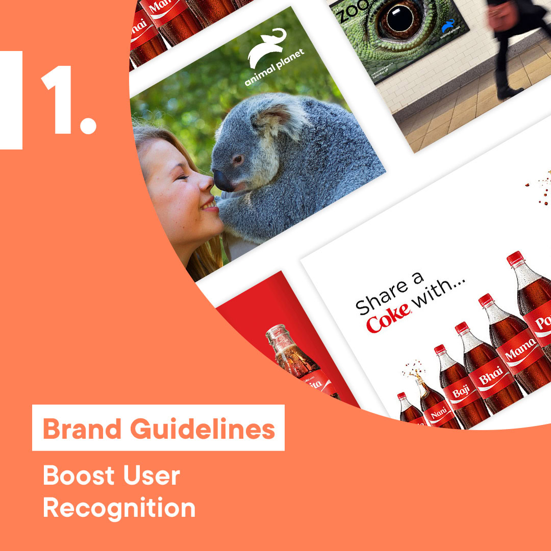 Brand guidelines boost user recognition image