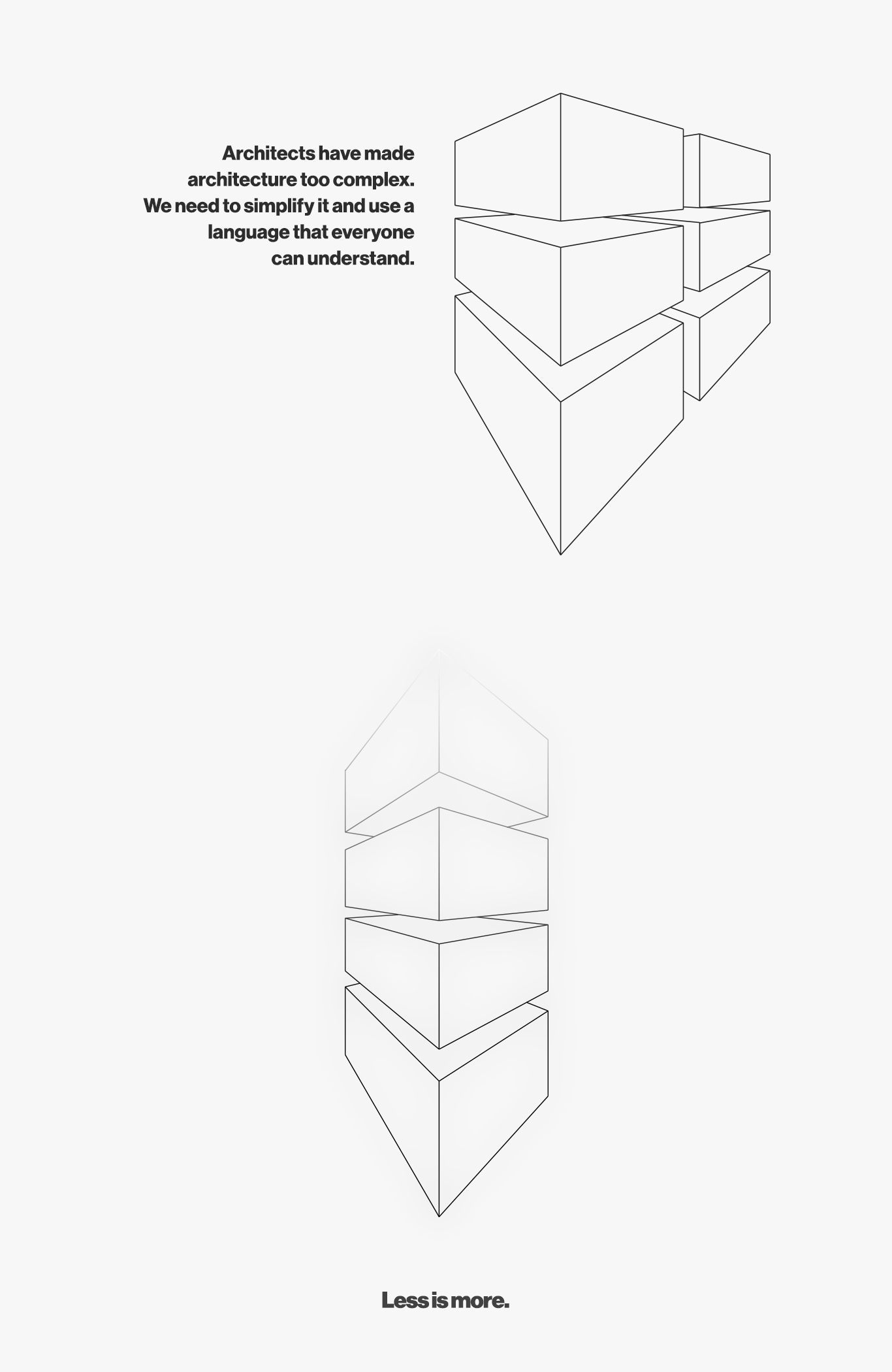 minimal architecture design