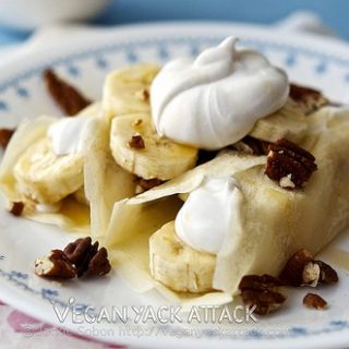 Banana Coconut Cream Crepes