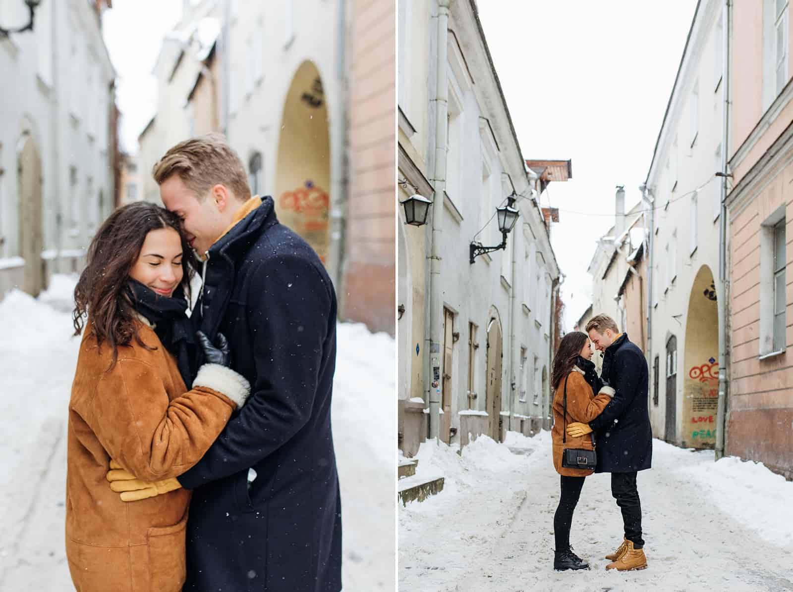 estonia engagement pictures, European city, travel photography