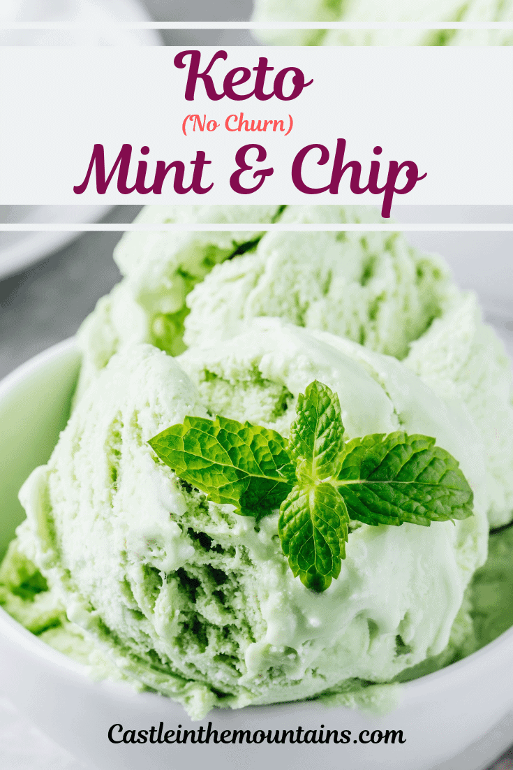 Keto Mint & Chip Ice Cream